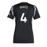 Camisa de time de futebol Arsenal Ben White #4 Replicas 2º Equipamento Feminina 2024-25 Manga Curta